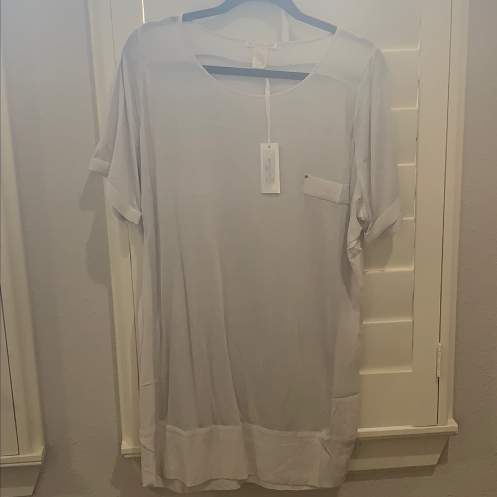 Gold Hawk t shirt dress